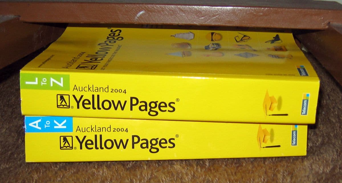 What are the Yellow Pages?